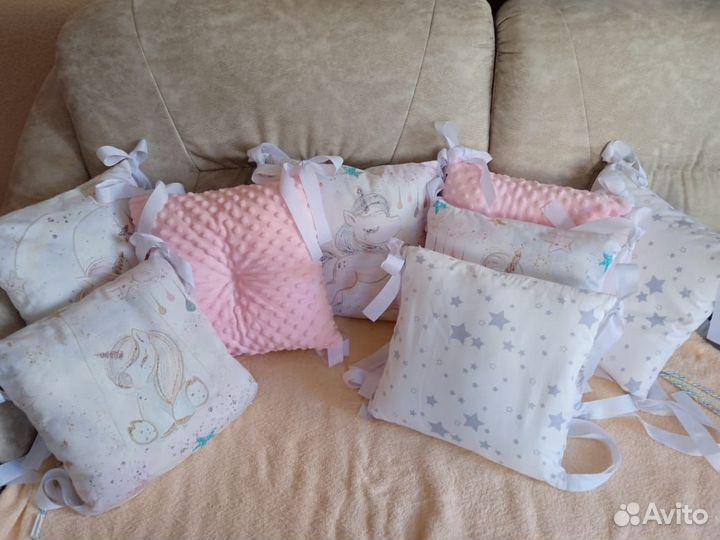 Бортики в кроватку