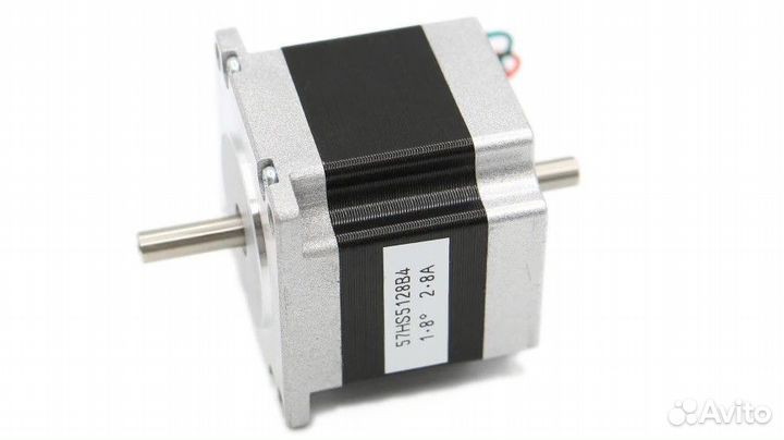 Двигатель 3D принтера nema23 57x51мм, двойной вал