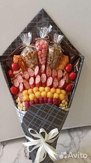 Мужские съедобные букеты на заказ