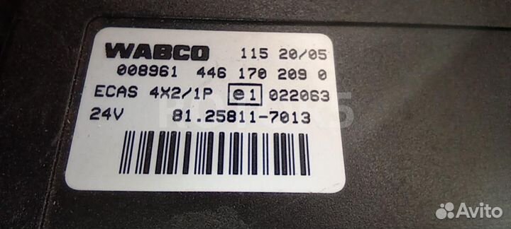 Блок управления пневмоподвеской ecas MAN TGA 2005