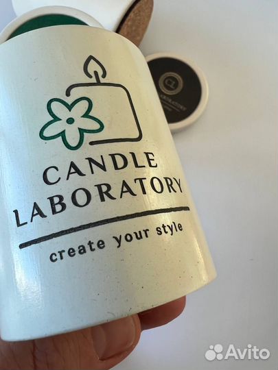 Гипсовые стаканы для свечей с гравировкой