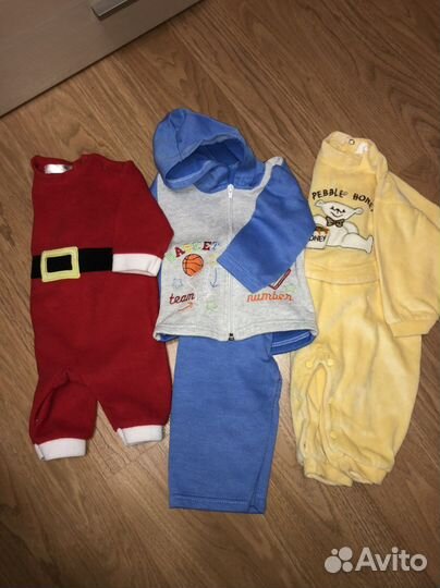 Вещи пакетом от 0 до 6 месяцев