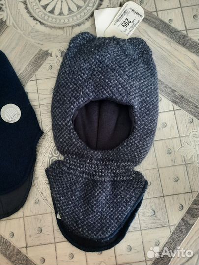 Шапка шлем детская