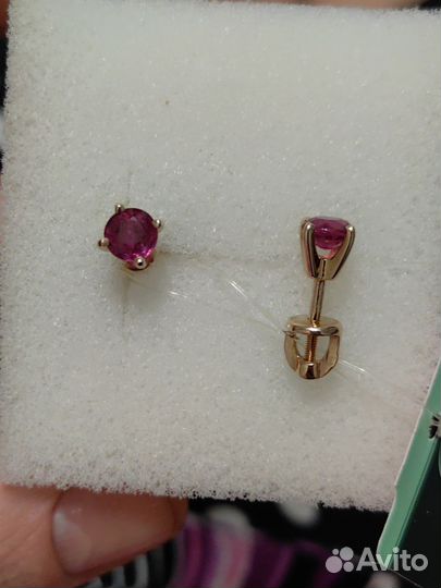 Золотые серьги