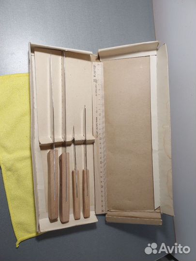 Набор ножей СССР новый Турбинный завод 4 предмета