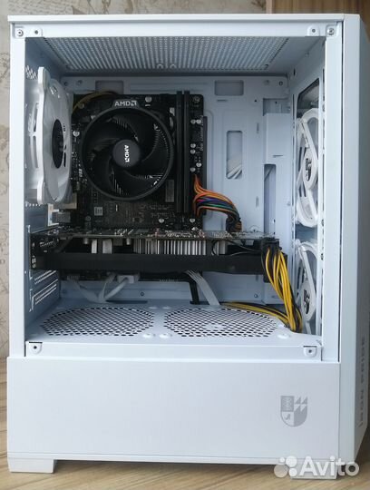 Игровой пк Ryzen 5 1600, GTX 1060, 16 Гб, SSD