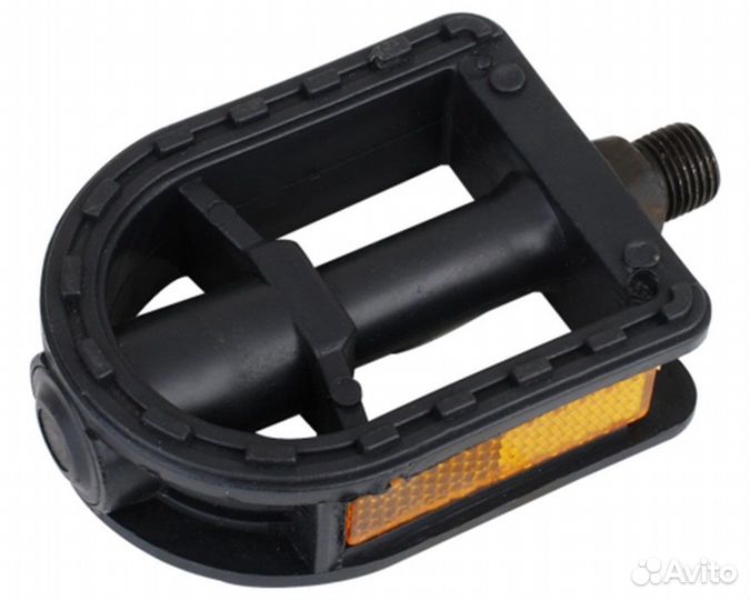 Педали дет., пластик, с подшипниками, резьба 9/16