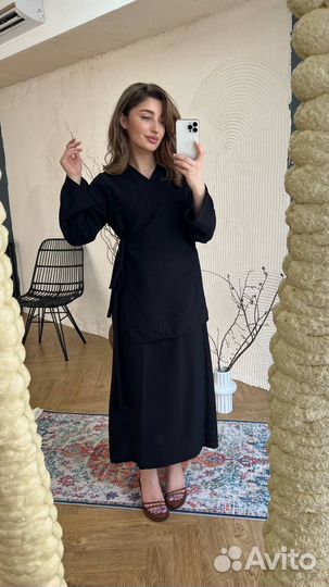 Костюм кимоно изо льна