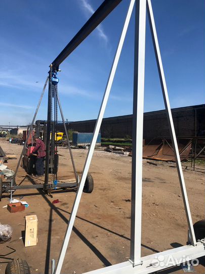 Ручной козловой кран