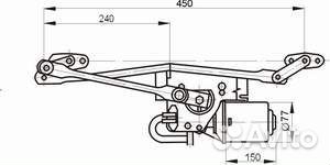 Стеклоочиститель Волга 2410,3102,31029