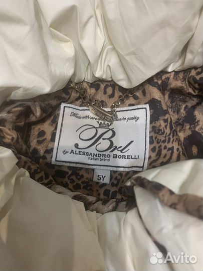 Пальто alessandro borelli 4-5 лет