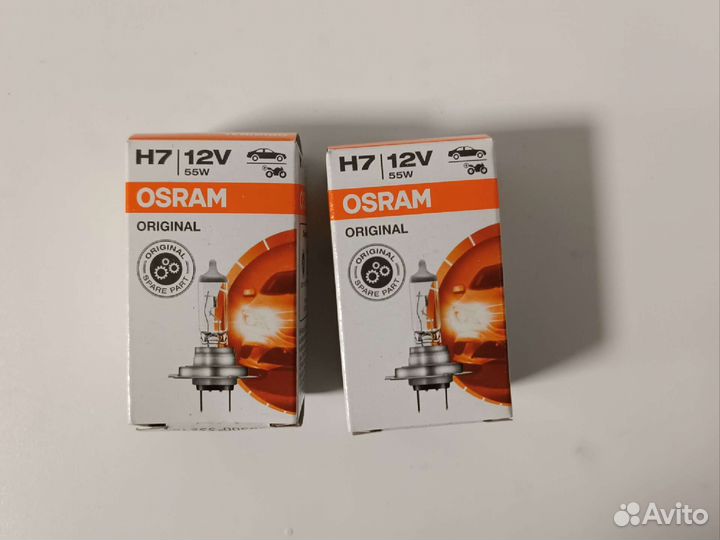 Лампа автомобильная h7 osram