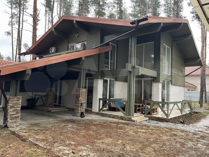 Коттедж 134 м² на участке 18 сот.