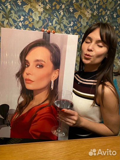 Портрет на холсте по фото на заказ