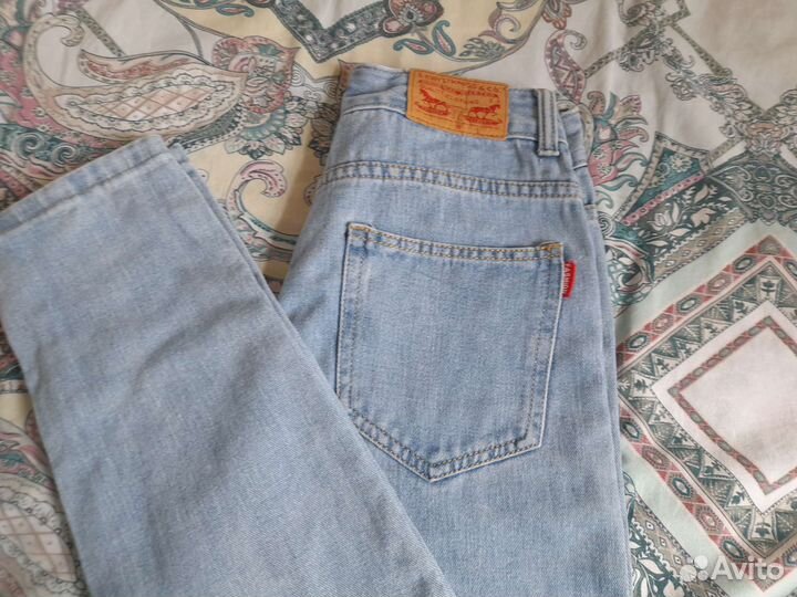 Голубые джинсы 26 размер отличного качества