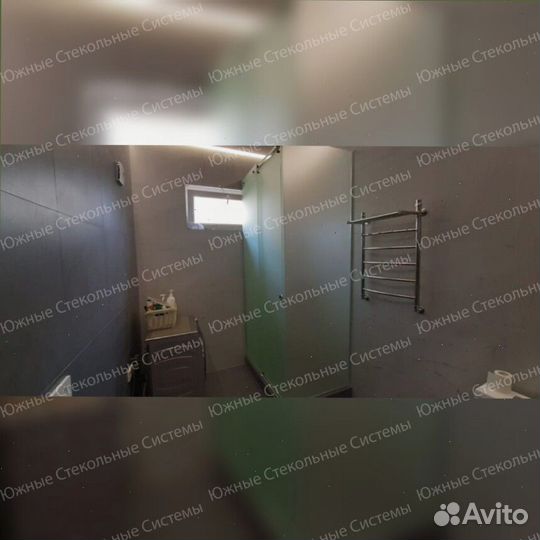 Душевой стеклянный уголок 100*100