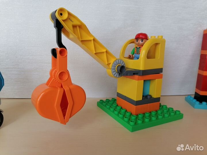 Lego duplo большая стройплощадка 10813