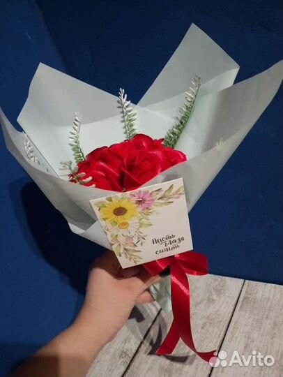 Букеты из мыльные цветов