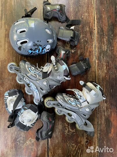 Роликовые коньки детские раздвижные