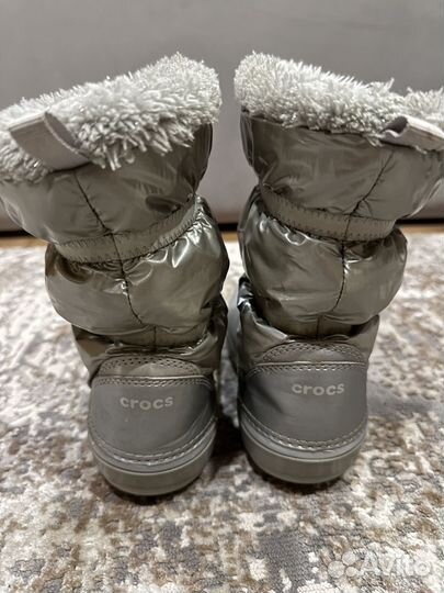 Crocs сапоги зимние