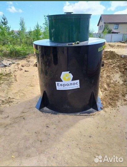 Септик без откачки от производителя + монтаж