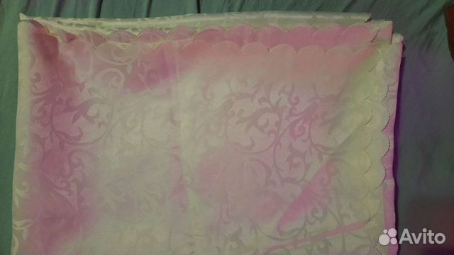 Скатерть белая водоотталкивающая