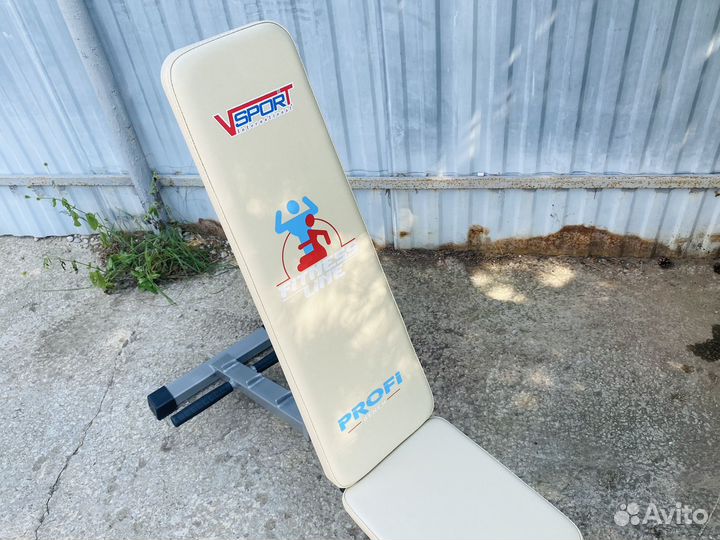 Скамья силовая для жима и пресса профи profi