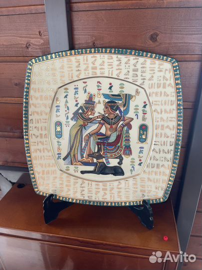 Тарелка FM Pate et Email Limoges 1942