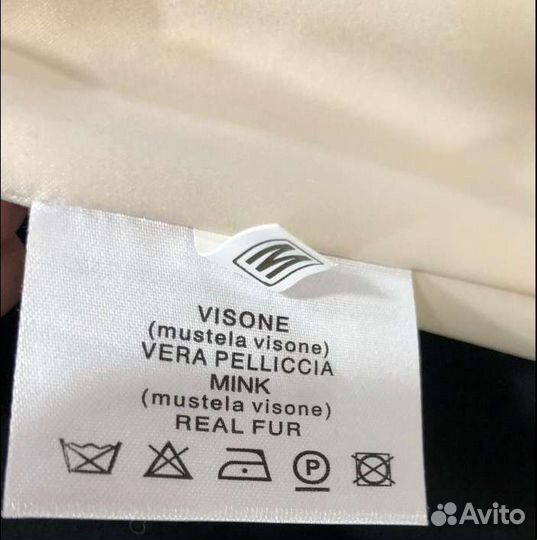 Шуба норковая, воротник соболь, размер М