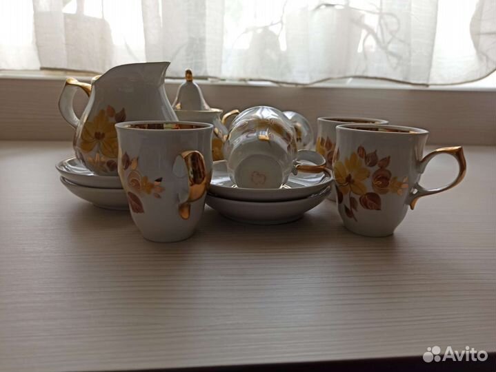 Сервиз кофейный СССР винтаж Сысертский фз