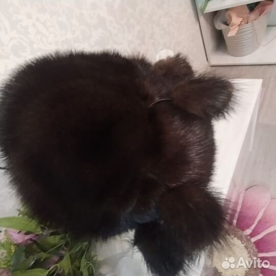 Берет женский норковый