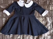 Школьное платье темно синие 122