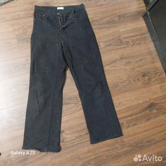 Джинсы женские широкие