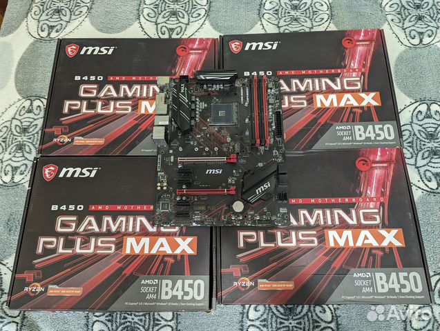 MSI B450 Gaming Plus MaX сокет AM4 в отличном сост купить в Краснодаре ...