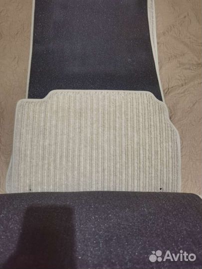 Коврики репсовые бежевые BMW E34