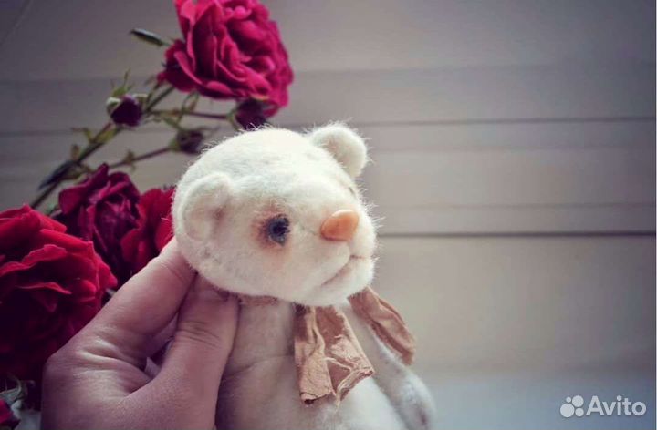 Мишка тедди игрушка ручной работы