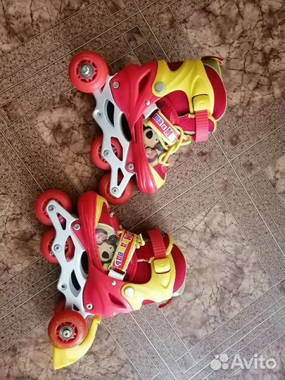 Роликовые коньки детские раздвижные