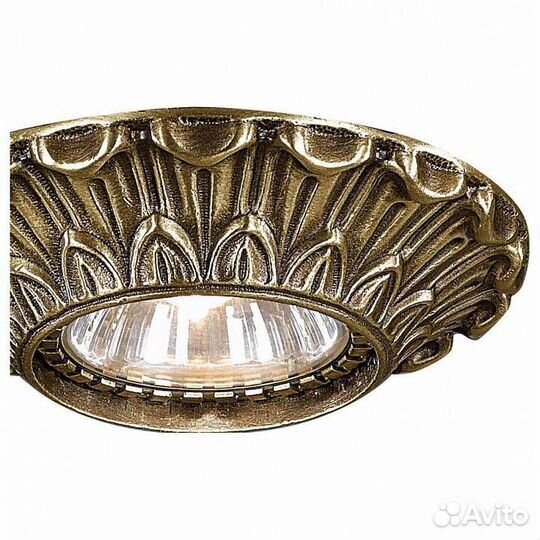 Встраиваемый светильник Reccagni Angelo 1077 spot 1077 bronzo