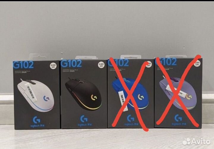Мышь Logitech G102 lightsync Новая