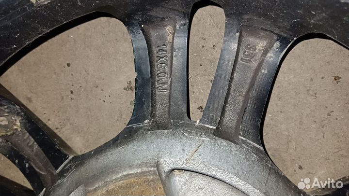 Литые диски r14 4x100 бу