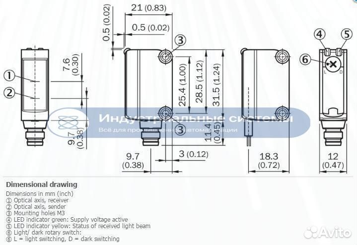 Датчик sick GSE6-P4111