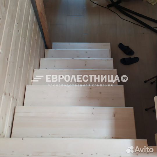 Лестница на металлокаркасе