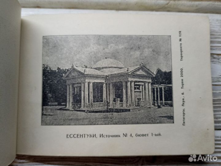 Старинная книга 1920 Подарок Кавказа Альбом Курорт