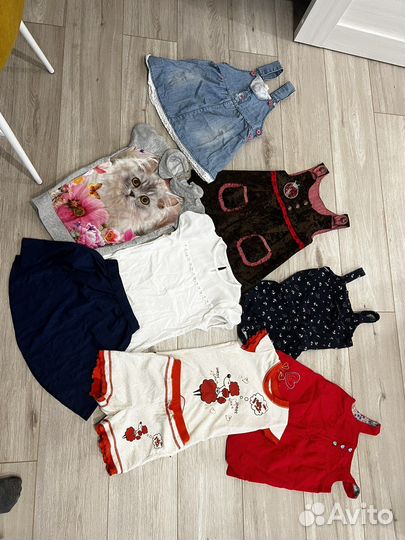 Детская одежда для девочек пакетом