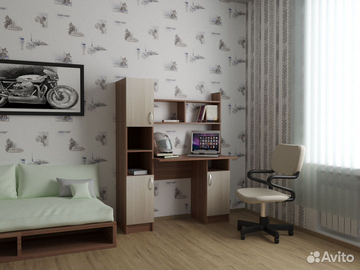 Стол компьютерный с пеналом