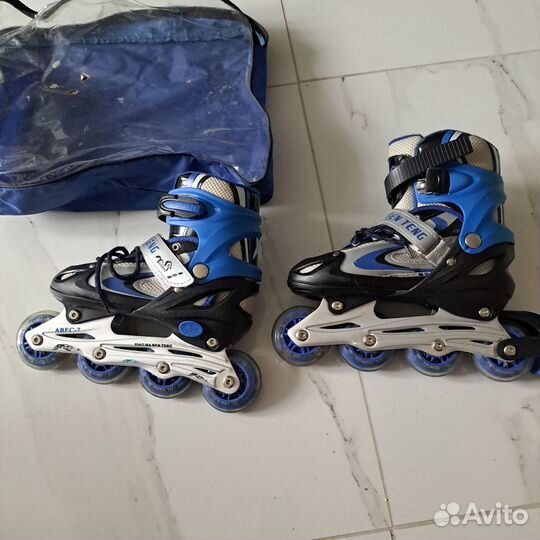 Роликовые коньки детские раздвижные 33 36