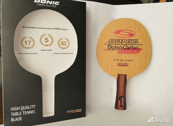 Основание donic Balsa Carbo Fleece