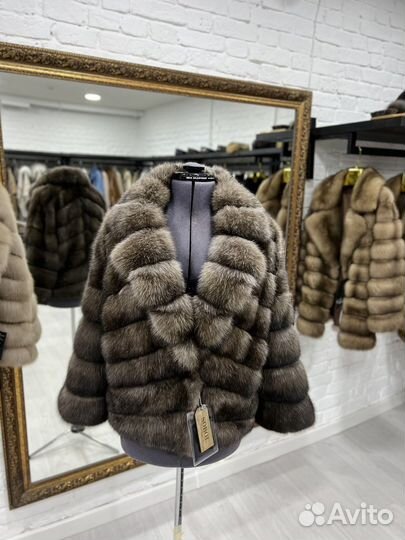 Шуба из баргузинского соболя новая