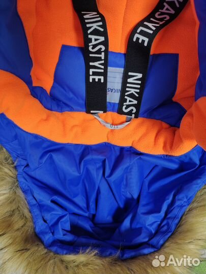 Зимний комбинезон для мальчика 110+6