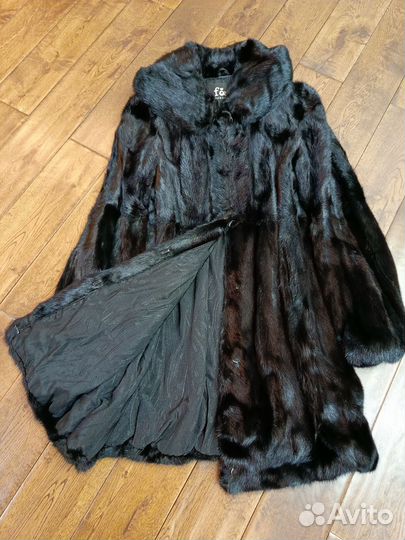 Шуба норковая с капюшоном 42 44